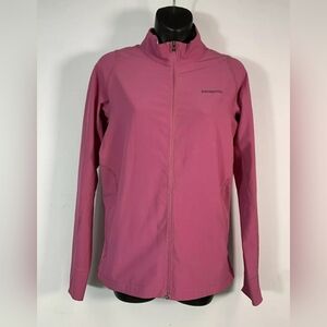 PATAGONIA Pink-Indigo Zipper Poly/Poly Blend Jacket Coat Women - Size S